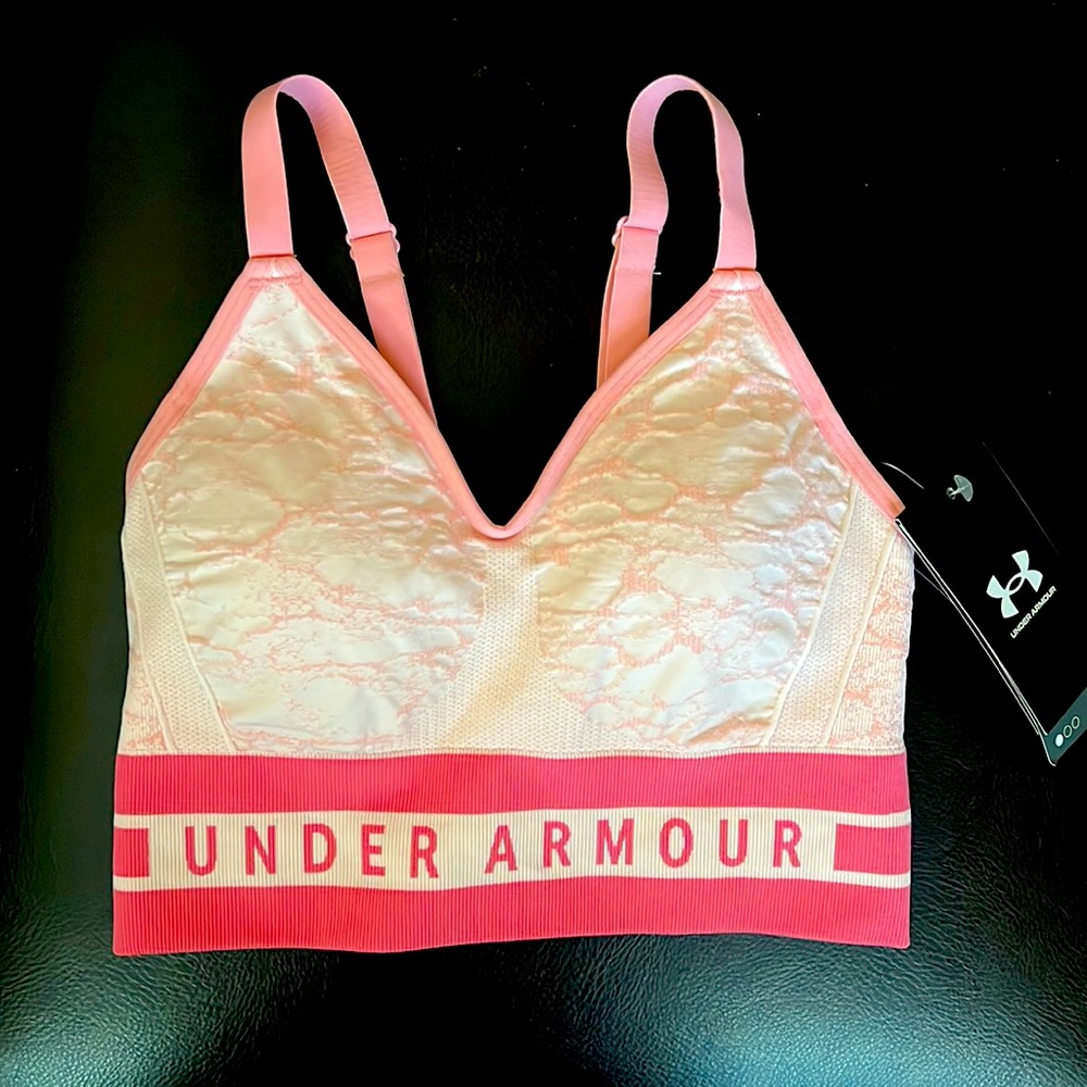 NWT under armour long line sports bra